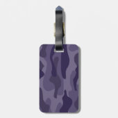 Cyber Traube Monocolor Camouflage Gepäckanhänger (Rückseite vertikal)