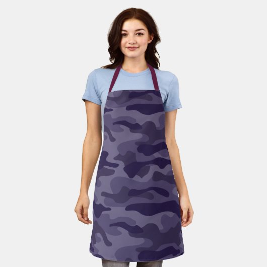 Cyber Traube Monocolor Camouflage Schürze (Getragen)