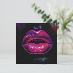 Cyber Venus Lips - Farbenfrohe Lippen Portrait