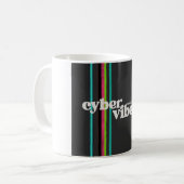 Cyber Vibes Tasse (Vorderseite Links)