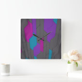 Cyber Wall Square Wall Clock Quadratische Wanduhr (Zuhause)