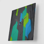 Cyber Wall Square Wall Clock Quadratische Wanduhr (Winkel)