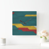 Cyber Wall Square Wall Clock Quadratische Wanduhr (Zuhause)