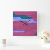 Cyber Wall  Square Wall Clock Quadratische Wanduhr (Zuhause)