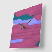 Cyber Wall  Square Wall Clock Quadratische Wanduhr (Winkel)