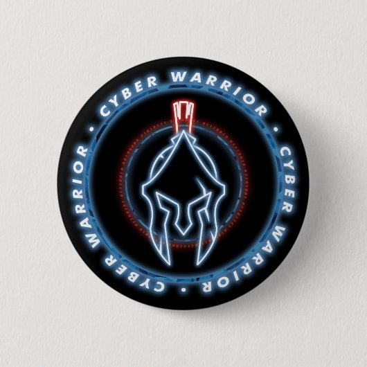 CYBER WARRIOR ABZEICHEN SIEGEL BUTTON (Vorderseite)
