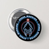 CYBER WARRIOR ABZEICHEN SIEGEL BUTTON (Vorne & Hinten)