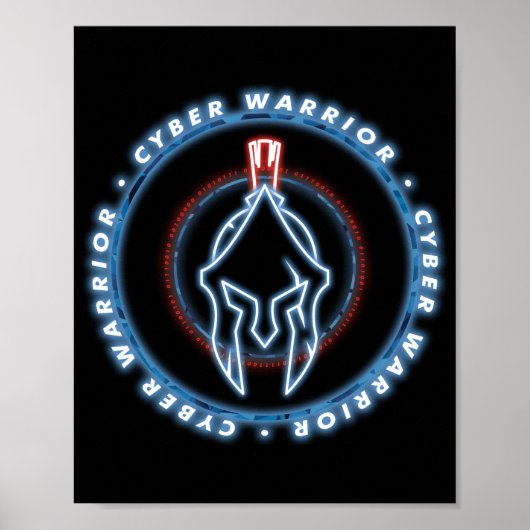 CYBER WARRIOR ABZEICHEN SIEGEL POSTER (Vorne)