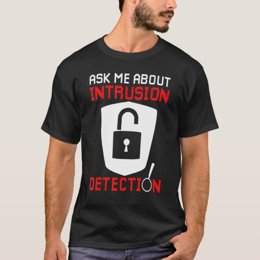 Cyber Warrior Intrusion Detection & Ethical Hacker T-Shirt (Vorderseite)
