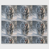 Cyber-Wildlife-Design de Geschenkpapier (Flach)