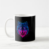 Cyber Wolf For Animal Lovers And Birthday And Birt Kaffeetasse (Links)