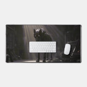 Cyber Wolf Gaming Mousepad Schreibtischunterlage (Tastatur & Maus)