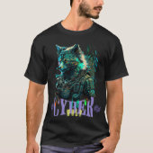 Cyber Wolf Graphic T - Shirt (Vorderseite)