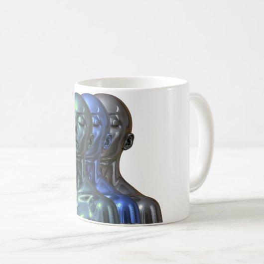 Cyber Women Aligned Kaffeetasse (VorderseiteRechts)