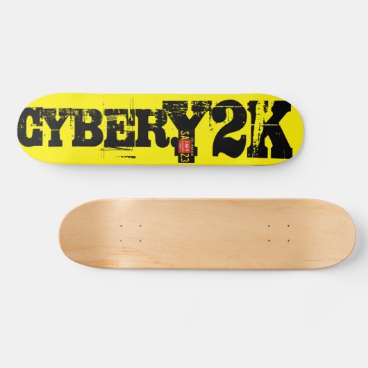 CYBER Y2K 7 3/4" Skateboard Deck (Horizontal)