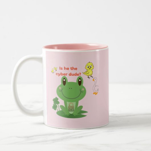 Cyber Zweifarbige Tasse (Links)