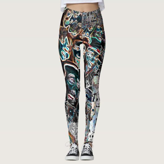 Cyberdazze Anti-Facial Recognition Leggings #3 (Vorderseite)