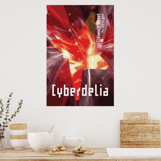 Cyberdelia Poster (Küche)