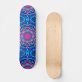 Cyberdelic Kaleidoskop-Skateboard Skateboard (Vorderseite)