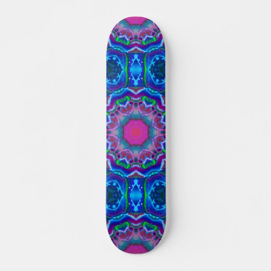 Cyberdelic Kaleidoskop-Skateboard Skateboard (Vorne)
