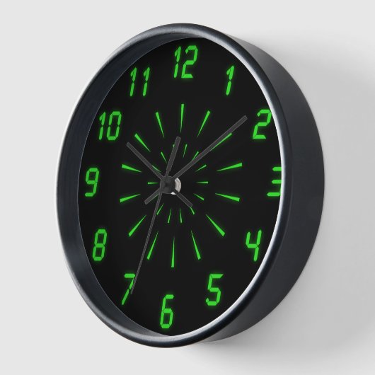 Cyberdelic Wall Clock Wanduhr (Winkel)