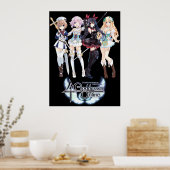 Cyberdimension Neptunia 4 Goddesses Online Poster (Küche)