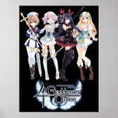 Cyberdimension Neptunia 4 Goddesses Online Poster (Vorne)