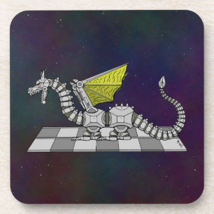 Cyberdrache Getränkeuntersetzer