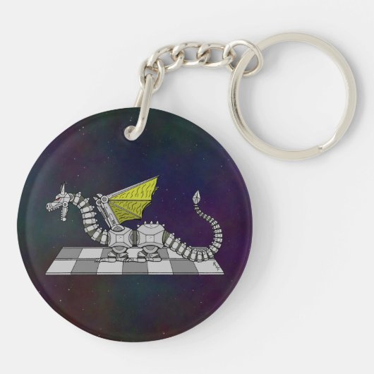 Cyberdrache Schlüsselanhänger (Rückseite)