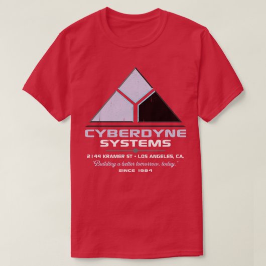 Cyberdyne Systems Gebäude morgen besser T-Shirt (Design vorne)