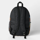 Cyberflash: Tiger Tech Ride Print Cut Sew Backpack Bedruckter Rucksack (Rückseite)