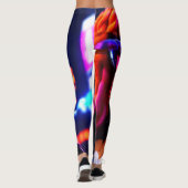 CyberFlex-Multiprint-Leggings Leggings (Rückseite)