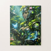 Cyberflora-Wächterin Puzzle (Vertikal)