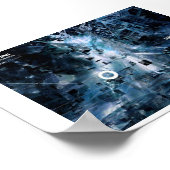 cyberfunk-chaotische Dimensionen Urbaneffekt Poster (Ecke)