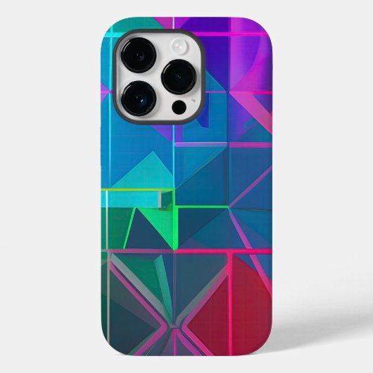 Cybergitter: Ein Lichtspektrum Case-Mate iPhone Hülle (Rückseite)