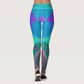 Cybergitter: Ein Lichtspektrum Leggings (Rückseite)