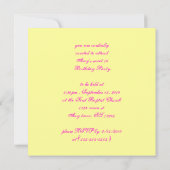 Cybergoth Butterflies Sweet 16 Birthday Invites Einladung (Rückseite)