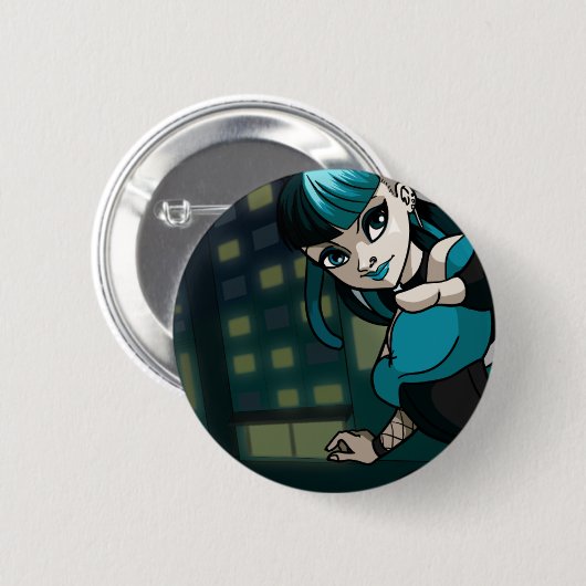 Cybergoth Button (Vorne & Hinten)