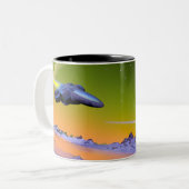 Cyberian Flug-Tasse Zweifarbige Tasse (Vorderseite Links)