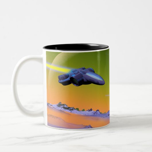 Cyberian Flug-Tasse Zweifarbige Tasse (Links)