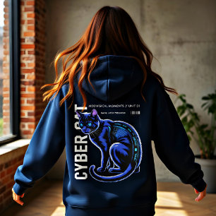 Cyberkatze Apex-Prädator - Sci-Fi-Geschenk für Fra Hoodie