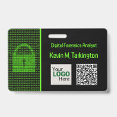 Cyberkonferenz & InfoSec Business - Sperren & Code Ausweis (Vorderseite)