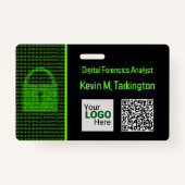 Cyberkonferenz & InfoSec Business - Sperren & Code Ausweis (Vorderseite)