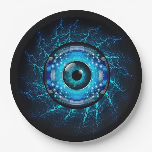 Cyberkreuz Pappteller (Vorderseite)