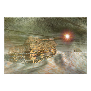 Cyberkriegsführungsplakat Fotodruck