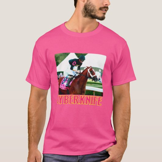 Cybermesser Horseracing Oversified T-Shirt (Vorderseite)