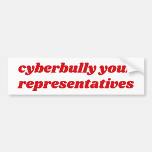Cybermobbe deine Vertreter Autoaufkleber