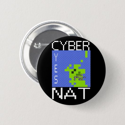 CYBERNAT Abzeichen Ausrichtung Button (Vorne & Hinten)