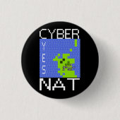 CYBERNAT Abzeichen Button (Vorderseite)