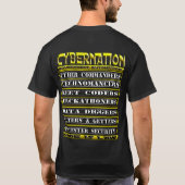 Cybernation T-Shirt (Rückseite)